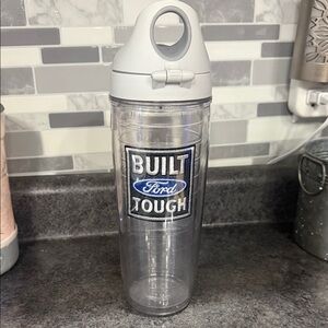 Ford Clear Tumbler with Built Tough Logo. Tervis